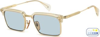 David Beckham DB 1227/G/S Asian Fit 001/SD Mens Sunglasses Gold Size 54