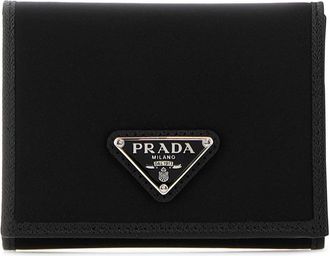 Prada Black Fabric Wallet