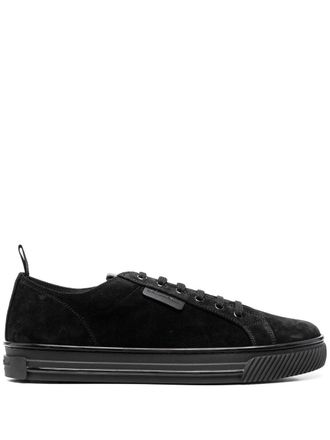Gianvito Rossi low-top sneakers - men - Rubber/Suede/Calf Leather - 43 - Black