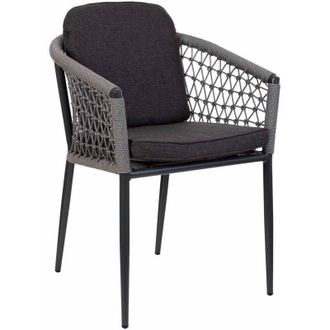 Wanderlust Deco Wanderlust Deco - Silla De Cuerda Gris 57x62x79