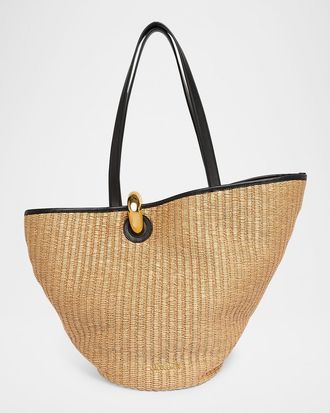 Jacquemus Le Bambola Woven Ring Shoulder Bag