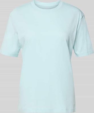 Jake*s Casual T-Shirt aus Baumwolle mit Rundhalsausschnitt in Aqua, Gr&ouml;&szlig;e XXL