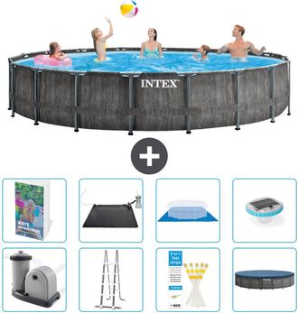 Intex Piscina Prism Frame Redonda - 549x122 Cm - 9-piezas S598