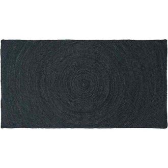vidaXL Alfombras De &Aacute;rea Rectangular Gris Oscuro 100 X 200 Cm Yute Vidaxl