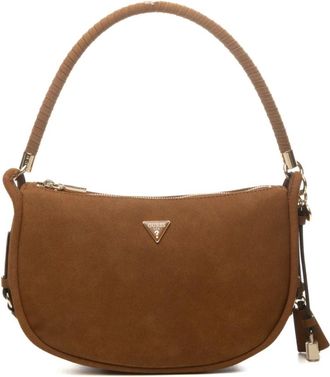 Guess Tassen, Dames, Bruin, ONE Size, Leer, Danya Hobo Shoulder