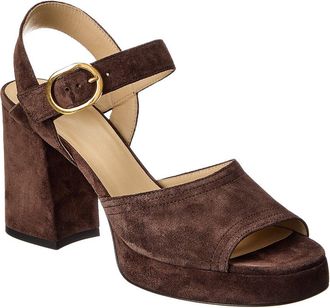 Valentino Vlogo Signature 100 Suede Sandal