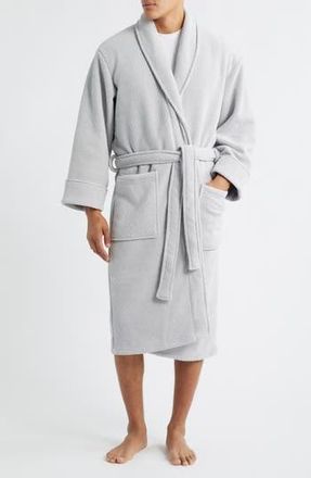 Daniel Buchler Mosaic Knit Robe in Grey at Nordstrom Rack, Size Large/x-Large