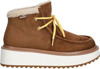 Love Moschino Enkellaarsjes - Dames - Winterlaarzen - Bruin - 41 EU - Leer - Schoenen