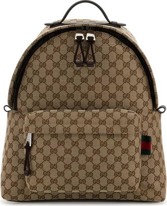 Gucci Gg Fabric Backpack