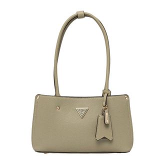 Guess Tassen, Dames, Groen, ONE Size, Katoen, Meridian Tote