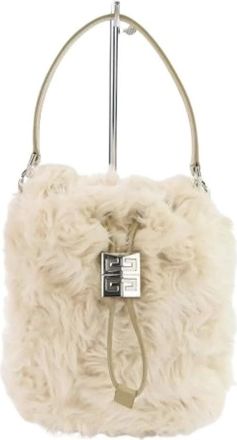 Givenchy Pre-owned Bucket Bags, female, Beige, Size: ONE SIZE Pre-owned Fur Bucket Bag