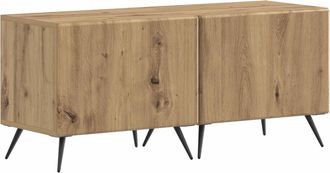 vidaXL Mueble De Tv Roble Artisan Madera De Ingenier&iacute;a Vidaxl
