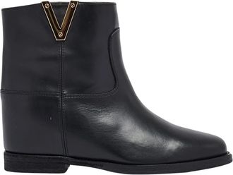 Via Roma 15 Santa Monica Enkellaars - Dames - Enkellaarsjes - Zwart - 38 EU - Schoenen