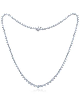 Diana M. Jewels Fine Jewelry 18K 16.35 Ct. Tw. Diamond Tennis Necklace
