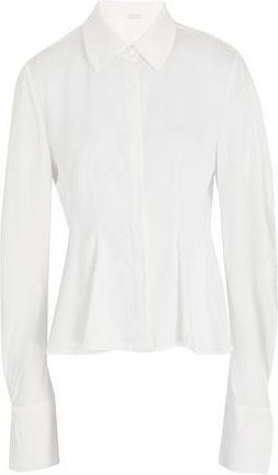 8 by YOOX SATIN LONG-SLEEVED SHIRT