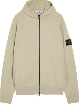 Stone Island Hooded Wool-blend Jumper - Sand - XL