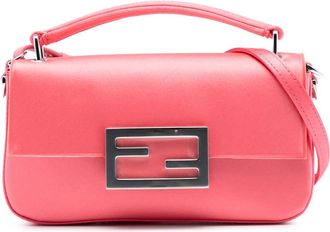 Fendi Pre-owned Fendi Satin Phone Pouch Baguette Satchel Ladies 7AS142-AMCP-238-0501