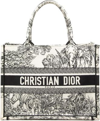 Dior Pre-owned Dior Medium Embroidered Canvas Toile De Jouy Book Tote Unisex 7IDLSJ6AMQ6ON46N