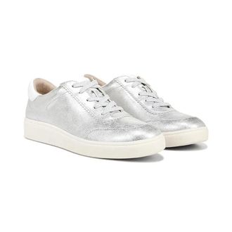 Life Stride Womens LifeStride Happy Hour Sneaker Silver Faux Leather Casual Shoes HAWK2612
