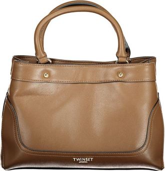 Twinset Brown Polyurethane Womens Womens Bag