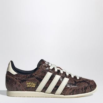 adidas Originals Sneakers Japan marrone con stampa serpente