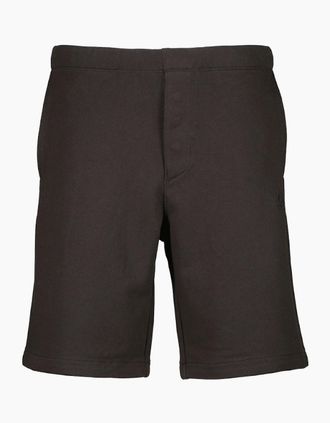 C.P. Company Mens Diagonal Raised Fleece Logo Bermudas - Black - Size: 35/34/32