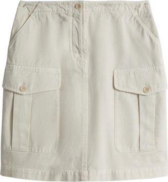 Aspesi Dames, Rokken, Wit, Maat: 2XS Katoen