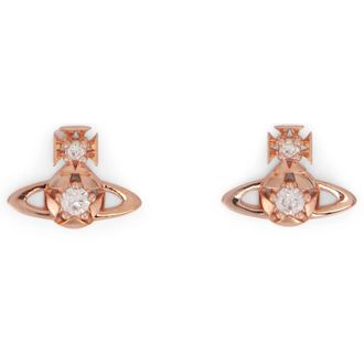 Vivienne Westwood Reina Oorbellen met Kristallen - Dames - Oorbellen - Bruin - ONE Size - Accessoires