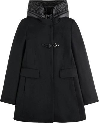 Fay Stijlvolle Montgomery Jas - Dames - Parka Jassen - Zwart - XL - Jassen