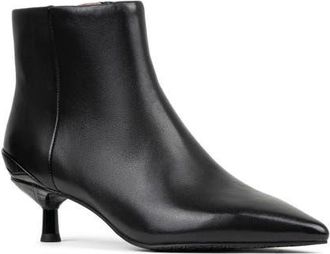 Donald J Pliner Kitten Heel Pointed Toe Bootie in Black at Nordstrom, Size 7.5