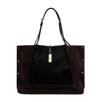 Pollini Bolso Tote - Bags - Mujer - Marr&oacute;n - ONE SIZE