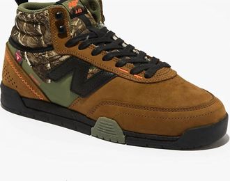 New Balance Mens Numeric 440 V2 Trail High Skate Shoes In Brown, Black & Camo