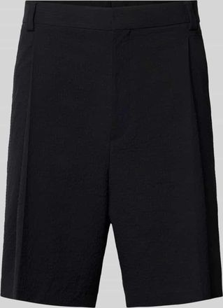 HUGO BOSS Wide Fit Chinoshorts aus Baumwoll-Mix in Black, Gr&ouml;&szlig;e 102