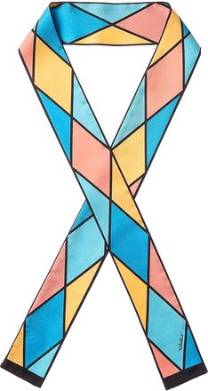 Valentino All Over Silk Scarf