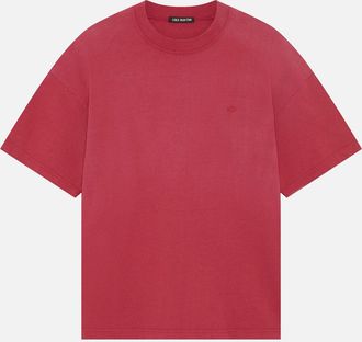 Duke + Dexter Duke + Dexter, Mens CB Solstice Washed Red T-Shirt, Size XXL