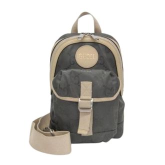Gucci Pre-owned Off the Grid 658631 - Heren - Vintage Rugzakken - Grijs - ONE Size - Leer - Vintage