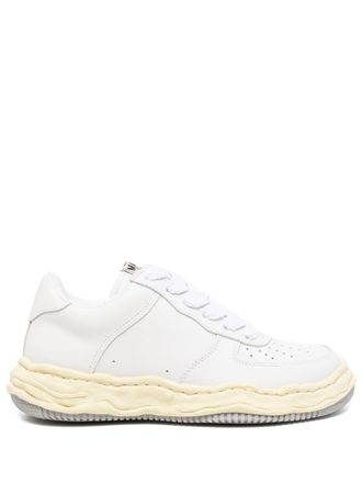 Miharayasuhiro low-top leather sneakers - unisex - Leather/Rubber/Fabric - 37 - White