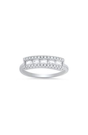 Queen Jewels Sterling Silver CZ Band Ring at Nordstrom Rack, Size 7