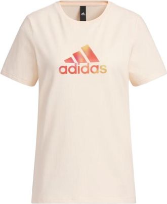 adidas (WMNS) adidas Badge Of Sport T-Shirt Asia Sizing Beige HY2888