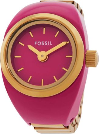 Fossil Watch Ring Quartz Pink Dial Ladies Watch ES5414