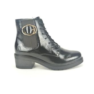Remonte Schoenen, Dames, Zwart, 37 EU, Zwart Kant Bootie