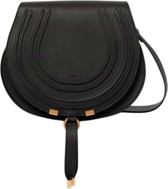 Chlo&eacute; Black Marcie Small Crossbody Bag