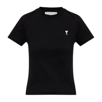 Ami T-Shirts, female, Black, Size: S Ami de Coeur T-shirt