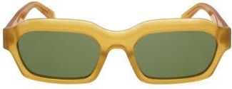 Retro Superfuture 56mm Sqaure Sunglasses in Yellow at Nordstrom Rack