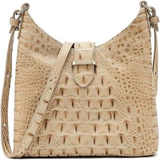 Brahmin Small Gwynne Cross Body Womens Handbags Sandstorm, Leather