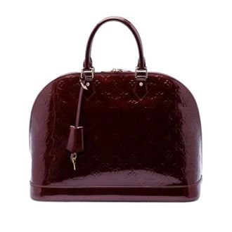 Louis Vuitton Pre-owned Handbags, female, Red, Size: ONE SIZE Pre-owned Monogram Vernis Handbag
