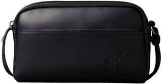 Calvin Klein Mens CK CAMERA BAG LV04D3247G Crossover, Black (Black), One Size