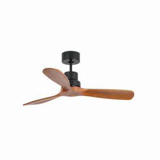 Netlighting Mini Lantau Small Matt Black Ceiling Fan With DC Motor 6 Speed