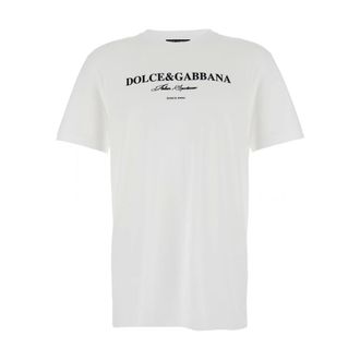 Dolce & Gabbana Heren, Tops, Wit, Maat: S Katoen