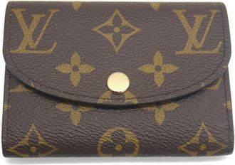 Louis Vuitton Brown Monogram Rose Ballerine Monogram Coin Purse/Coin Case (Pre-Owned)
